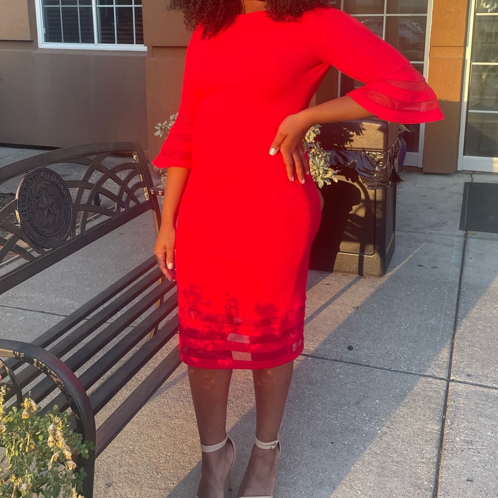 Calvin Klein Red Dress